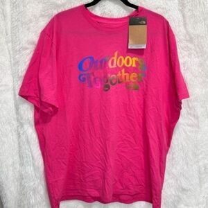 The North Face Pride Collection Outdoors Together - Men’s Pink, Size XL